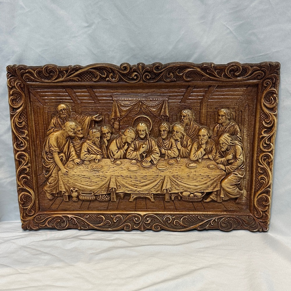 Vintage Multi Products 1950s Last Dinner - Resin - Faux Wood
